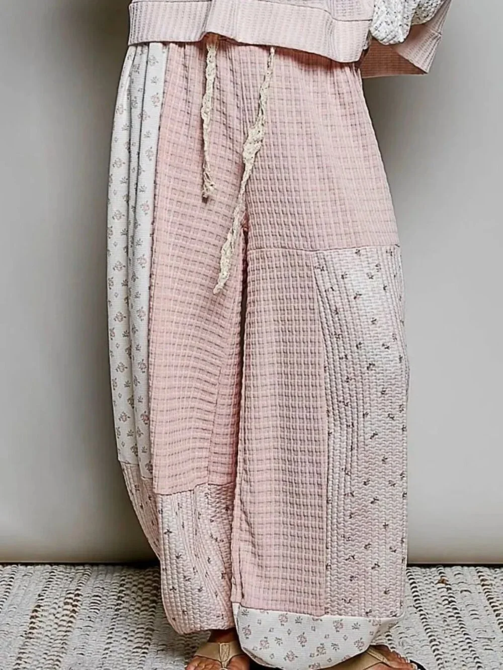 POL Baby Pink Cottage Patchwork Lounge Set 🌸